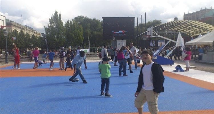 Suelos deportivos desmontables